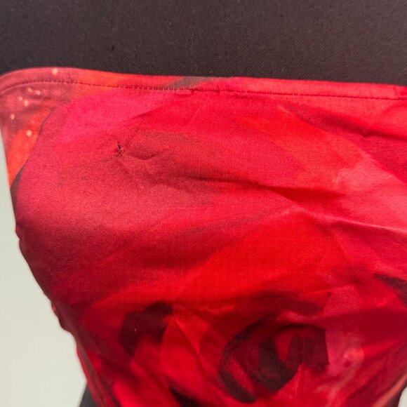 Kim Shui scarf top in rose size S. - Picture 4 of 8